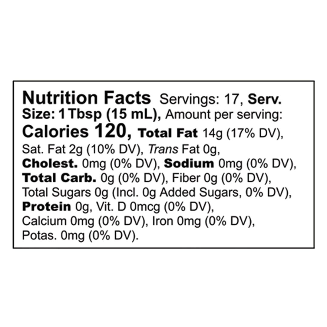 Italian Herb Olive Oil nutrition facts