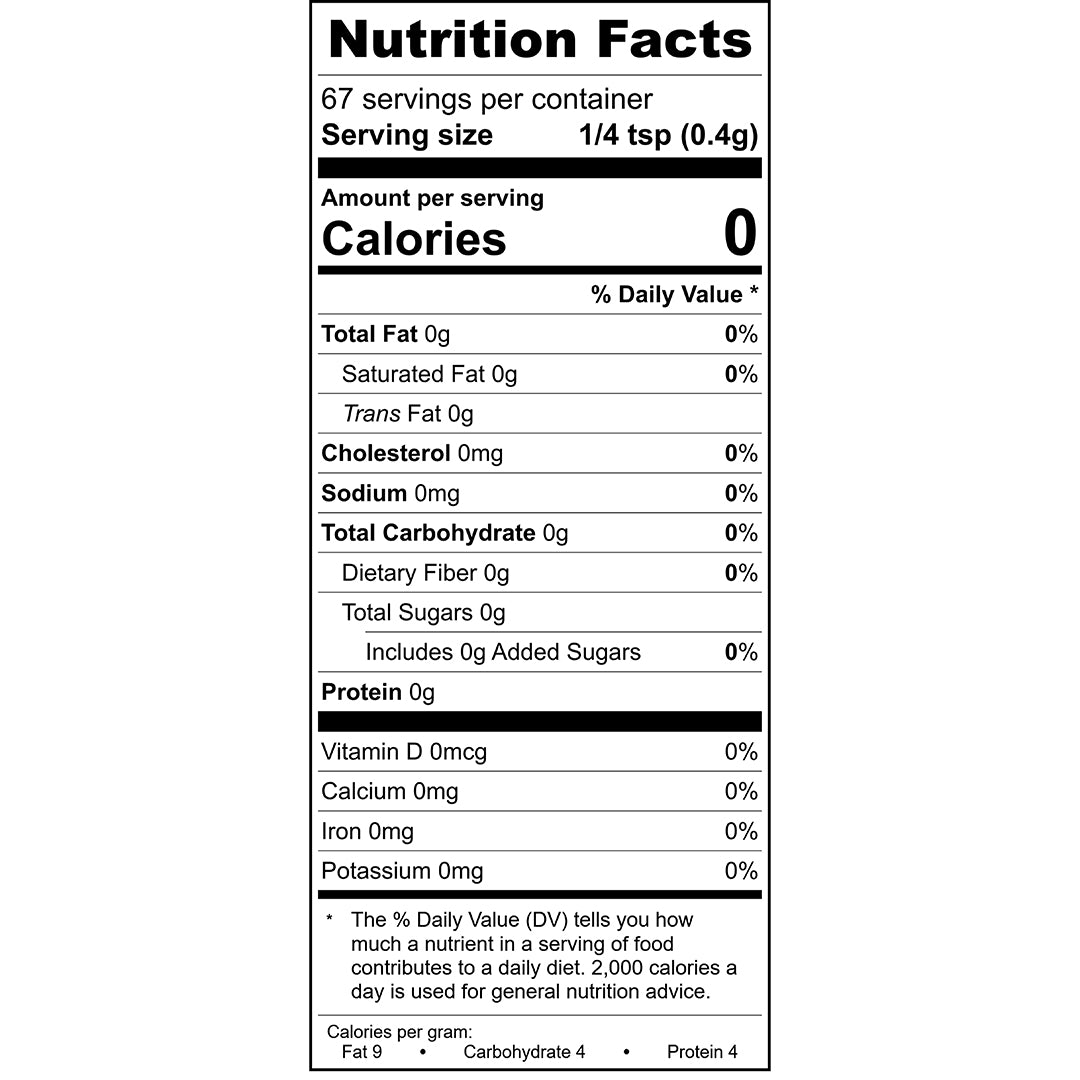 Mango Chamoy Seasoning - nutrition facts