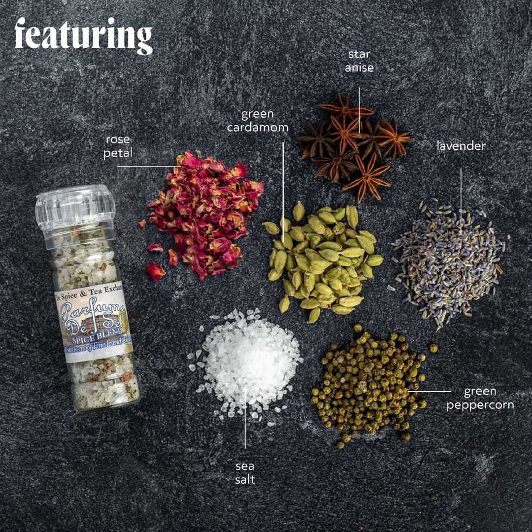 Parfume de Sel Spice Blend and ingredients