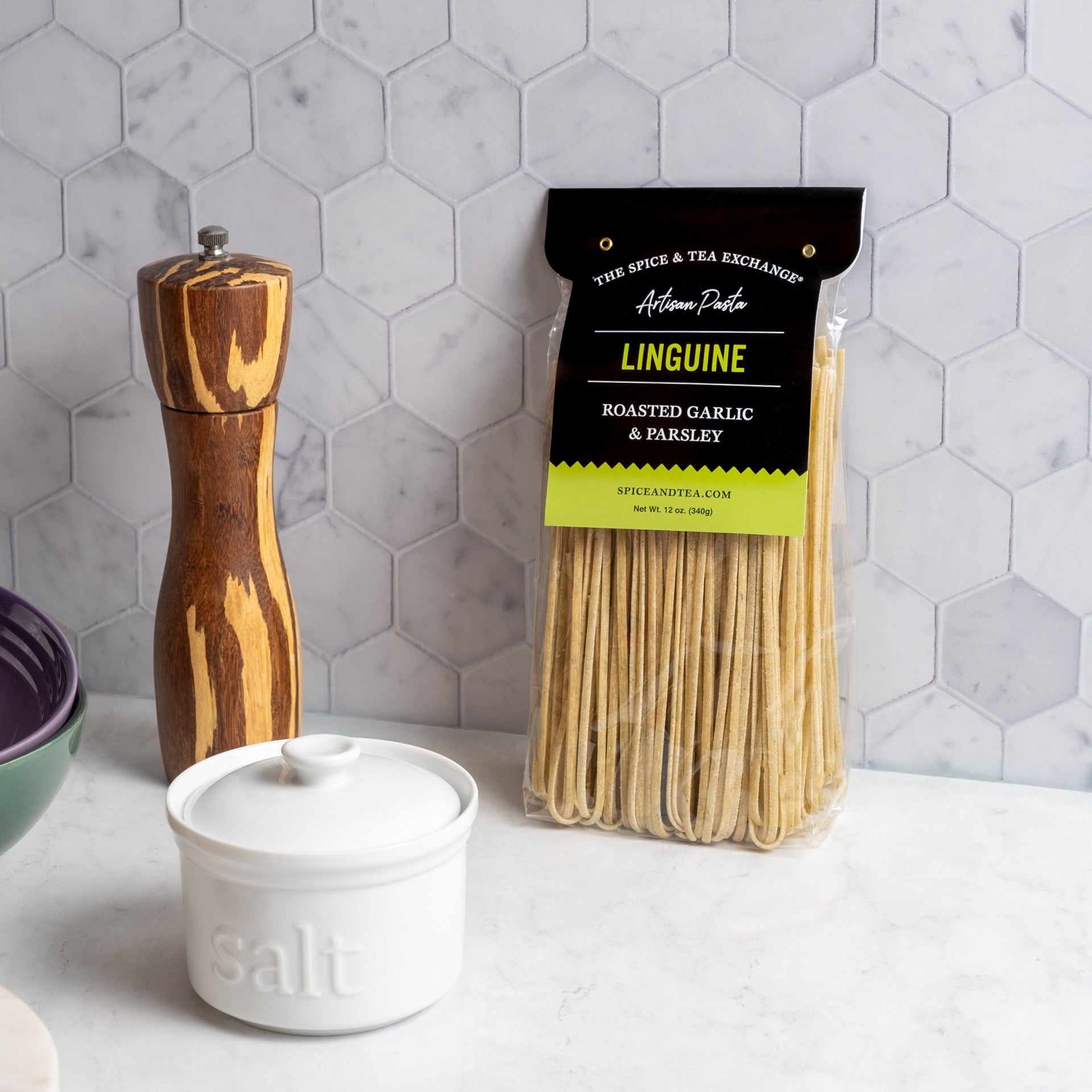 Linguine - Roasted Garlic & Parsley in 12 oz packaging